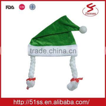 Chinese wholesale plush fashion hat for Christmas