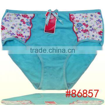 [Yun Meng Ni] 100% polyester panties for fat women ladies polyester panties