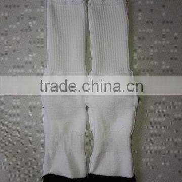 White Blank Polyester Socks for Sublimation With Black Heel and Toe photo-4