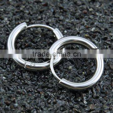 Zm53246a Circle Shape Hoop Earrings Women Wholesale Gold Color Earrings