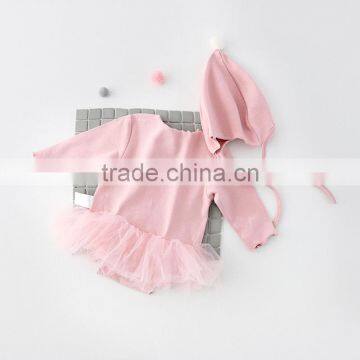 5pcs/lot Toddler Girls Rompers Princess Cotton Mesh Princess Long Sleeve Jumpsuit Infant Girl Romper Clothes photo-5