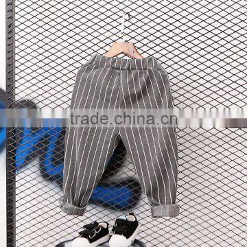 2-9 Years 2017 New Wholesale Autumn Cotton Good Quality Stripe Kids Clothing Pants photo-3
