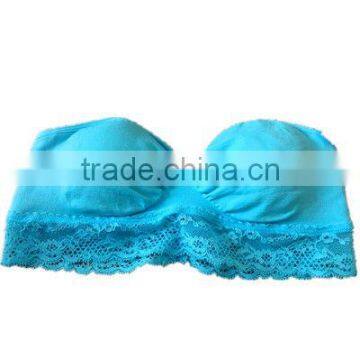 lace strapless bra