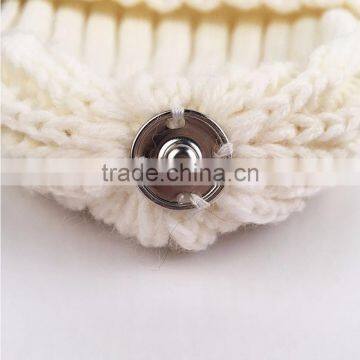 Myfur Fluffy Real Raccoon Animal Fur Pom Pom Knitted Beanie Hat for Adult Couple Cap