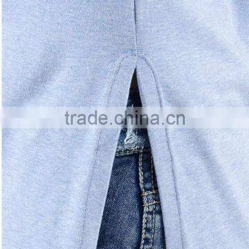 Wholesale Custom Longline Tshirt China t Shirt Factory photo-4