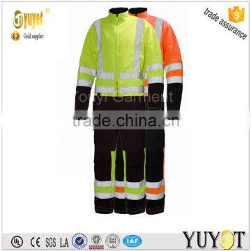 Construction coverall hi vis safety workwear