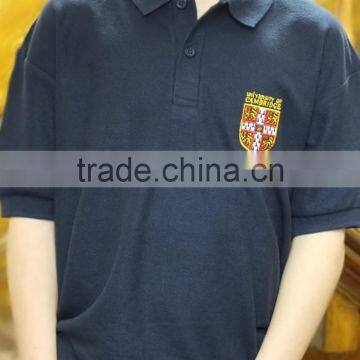 Comfortable Polyester Cotton Short Sleeve Polo Shirt for Man and Woman photo-3