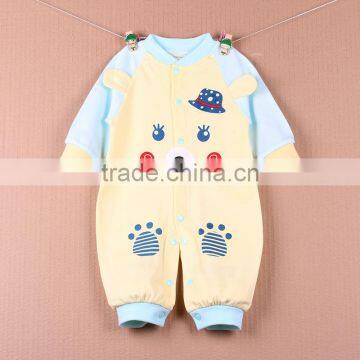 Wholesale Baby Cotton Romper Cute Jumpsuit Long Sleeve Baby Onesie photo-2