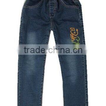 clothing boys pant with pocket and embroider 2015