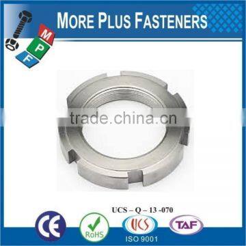 Made in Taiwan Hook Spanner Metric Fine Nylon Insert Round Type Black Phosphate Slotted Steel Round Spanner Nut photo-6