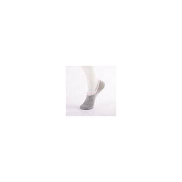 Gray Jacquard Women No Show Socks , Breathable Super No Show Socks photo-1