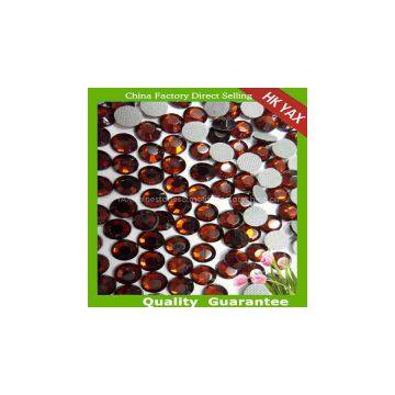 Lead Free Hotfix Rhinestones Lead Free Hotfix Strass Brown Color YX1008