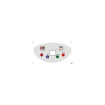 Custom White Membrane Switch Panel 100M Waterproof / Dust-proof