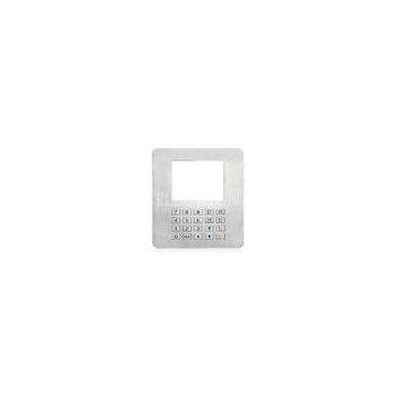 Rugged IP65 Panel Mount Keypad With Display Window , Stainless Steel Numeric Keypad