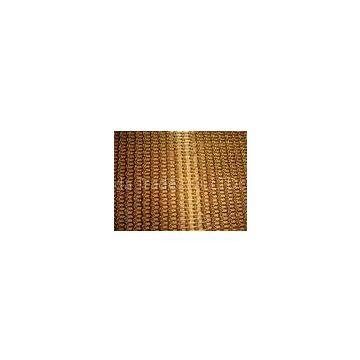 Braid Woven Architectural Mesh for Facade Cladding,Brass Decorative Cable Rope Woven Mesh