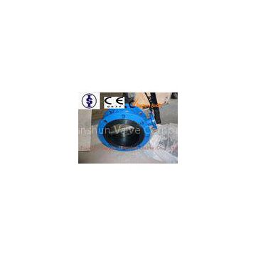 Ductile Iron / Cast Iron / WCB Wafer Butterfly Valves , Lever or Gear Flange Butterfly Valve