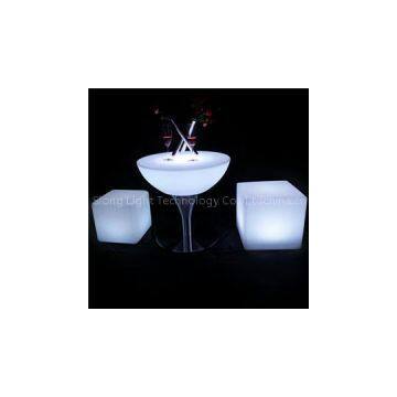 Alternative Low Or High LED Lounge Bar Table