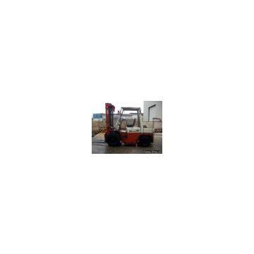 USED NISSAN FULL FREE MAST FORKLIFT