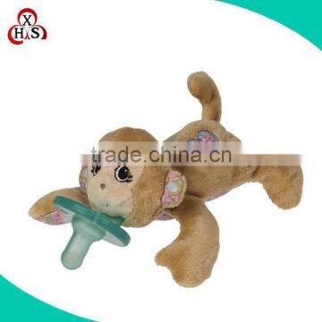 Soft plush baby pacifier factory price