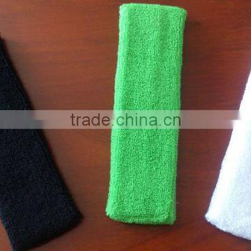 Wholesale Sports Embroidered Cotton Terry Headband