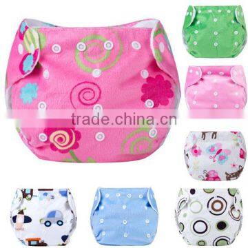 washable baby training pants soft feel nappy antibacterial printed baby cloth diaper