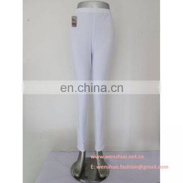Pure White Professional Custom Europe Size Women Leggings