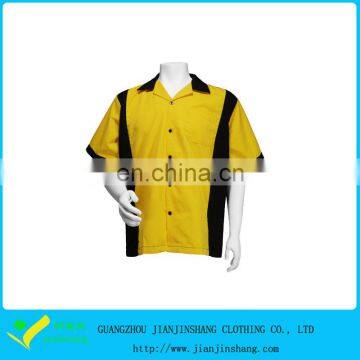 High Quality Custom Contrast Panels Men's Work Uniform