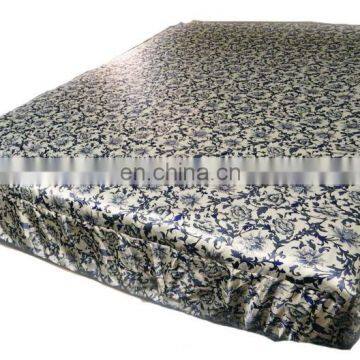 printed fabric--Charmeuse Silk bed sheet