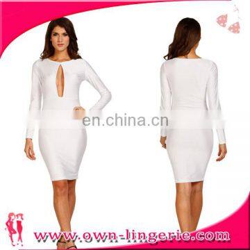 Fashion Long Sleeve Club Bandage Women Sexy Dress photo-2