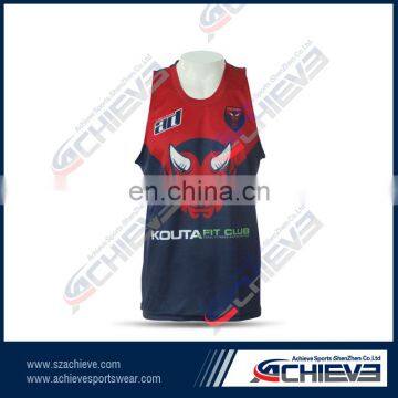 custom cheerleading uniforms bra dye sublimation singlet OEM service for ladies sports