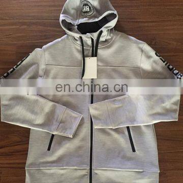 Full Zipper Hooded Sweatshirt 100%Polyester Mens Sweatshirt Custom Unisex Sweatshirt Hoodies China photo-3