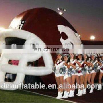 Inflatable Football Helmet Tunnel of Infltable-lawn-tent