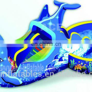 ACE giant Inflatable Water park games for adults,Water park equipment,used water park slides for sale