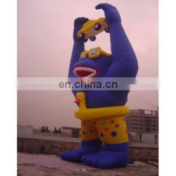 giant inflatable gorilla character for advertising