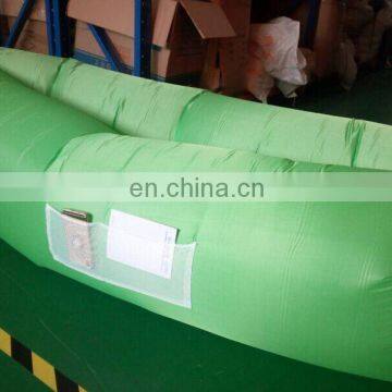 Inflatable Lounge Bag Hammock Air Bed Banana Sofa photo-5
