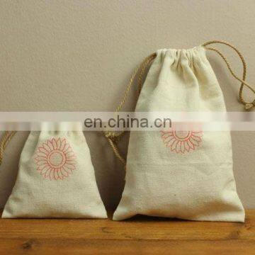 customized promotional canvas drawstring bag small giveaways bags