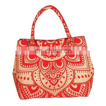 Indian Hand Bag Peacock Mandala Tapestry Hobo Bag Shoulder Bag Cotton Gypsy Bags