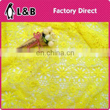 2017 polyester embroidery lace wholesale fashion girls dress lace fabric