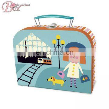 Wholesale Custom Cardboard Suitcase Gift Box With Handle photo-2