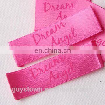 custom fashion private brand name printed cloth label for clothing