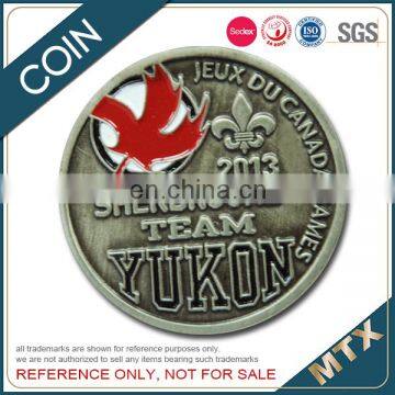 Iron Stamped Soft Enamel Souvenir Coin With Diamond Cut Edge photo-2