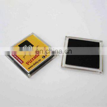 Top Quality Pvc Magnet Type And Home Decoration Use Custom Square Shape Advertising Acrylic Photo Frame Fridge Magnet