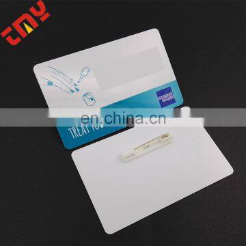 Hot Sale Cheap Price Plastic Id Badge With Clip Made In China photo-4