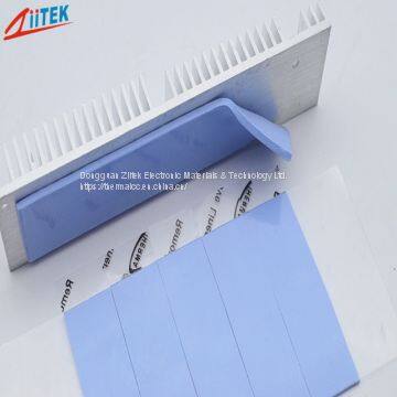 Blue high quality low price thermal conductive silicone pad