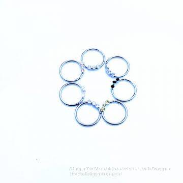 Direct Selling Titanium Steel Ear Clip, Nose Clip, Body Piercing Jewelry, Nose Ring Anti Allergy Foreign Trade Ornament photo-5