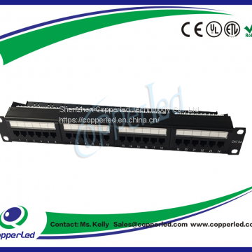 UTP Cat.6A Патч-панель 24-портная Krone IDC