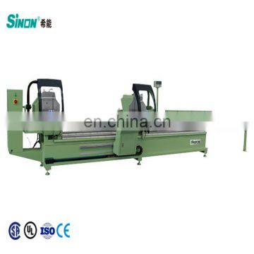 PVC Profile Double Head Cutting Saw Machine Made In China / Full Sets of Machines to Fabricate uPVC Windows