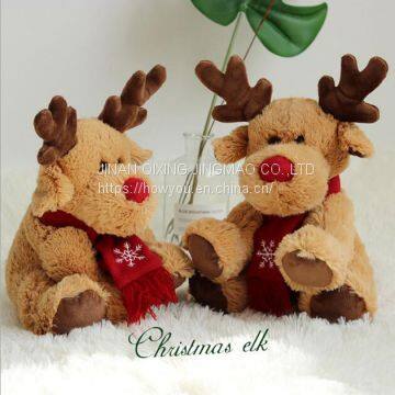 New Elk Christmas Day Plush Toys  Doll Manufacture From China