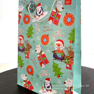 Christmas gift bags Holiday shopping bag