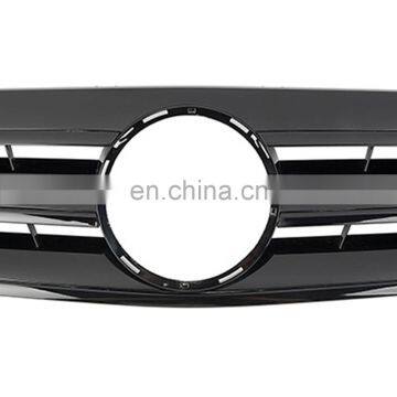 Глянцевый черный передний решетка радиатора с тремя лопастями 98 - 02 для Mercedes Benz CLK Class W208 в стиле AMG photo-5